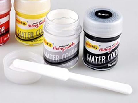 Màu Nước Khay 6 White Waco - C09