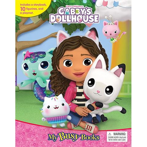 Uni. Gabby's Dollhouse My Busy Books - Phidal