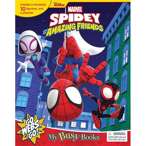 Marvel Spidey And Amazing Friends My Busy Books - Phidal