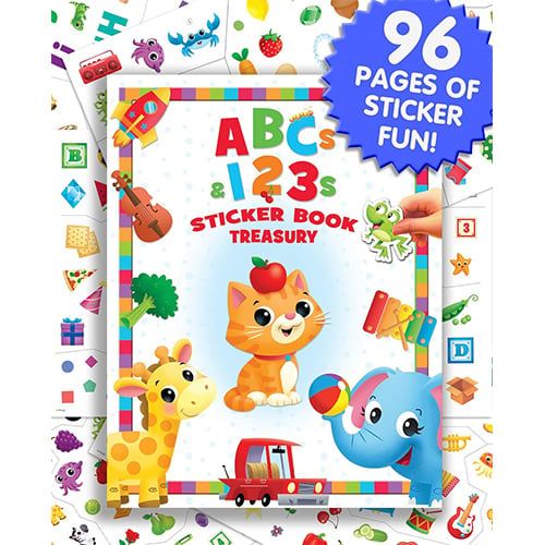 First Words & Numbers Sticker Book - Phidal