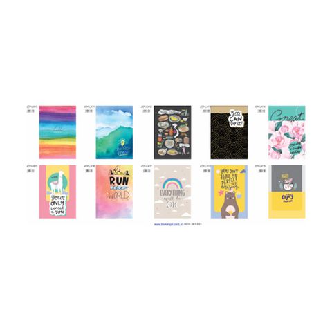 Sổ Tay Lò Xo A6 Blueangel JOY-LX10,11,12,13,14