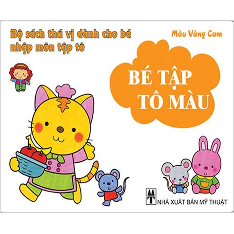Bé Tập Tô Màu - Màu Vàng Cam