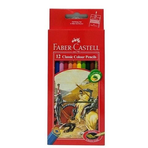 Bút Chì Màu Classic Knight Fabel 12 màu dài (#115852)