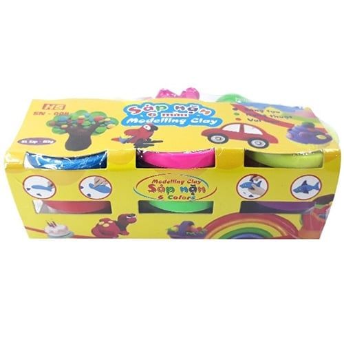 Bộ Sáp Nặn 6 Màu SN-008