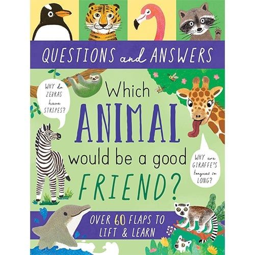 Laege Question and Answer Flap Book - Animals