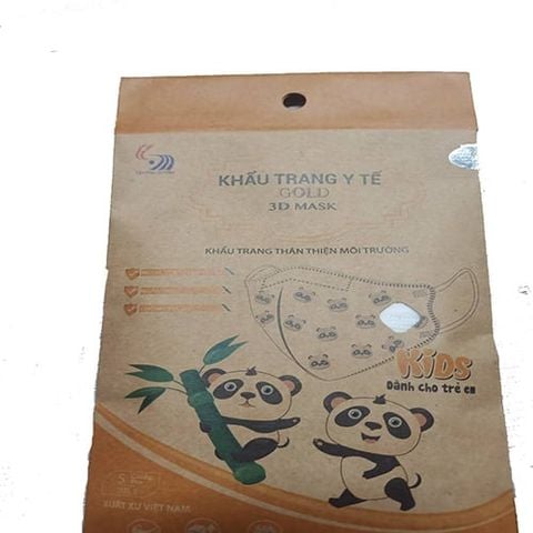 Khẩu Trang Y Tế 3D Cao Cấp Túi 5 Cái Size S