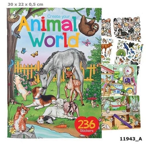 TM BST Sicker Dán Hình Animal World TM0411943-ANN