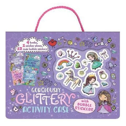 Gorgeous Glittery Activity Case with Bubble Stickers