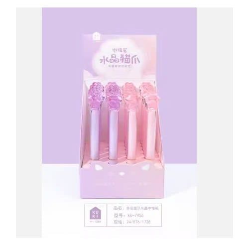 Viết Gel Xanh Tay Mèo Crystal 7455 ( Giao Mẫu Ngẫu Nhiên )