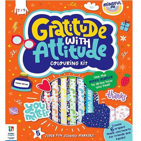 Mindful Me Gratitude With Attitude Colouring Kit