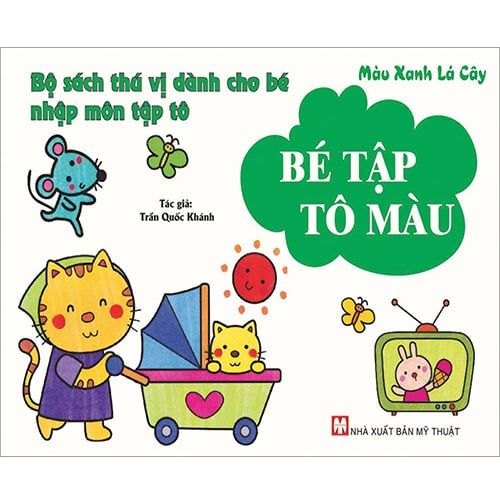 Bé Tập Tô Màu - Màu Xanh Lá Cây