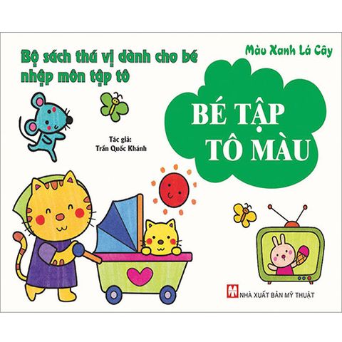 Bé Tập Tô Màu - Màu Xanh Lá Cây