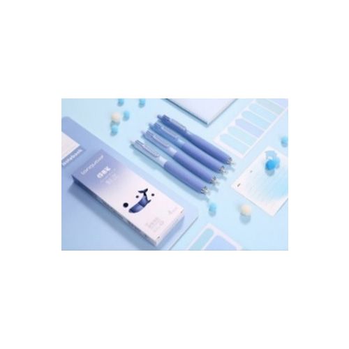 Hộp 4C Viết Gel Đen 0.5MM Q2008