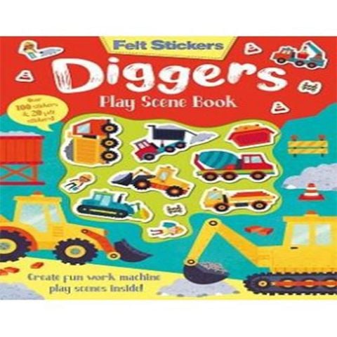 Felt Stickers Diggers
