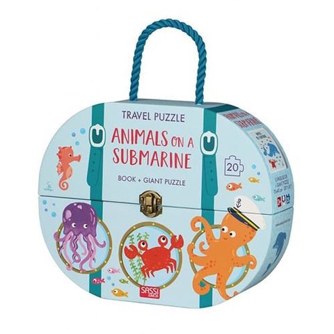 Travel Puzzle: Animals On A Submarine