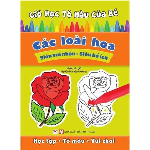 Giờ Học Tô Màu Của Bé - Các Loài Hoa