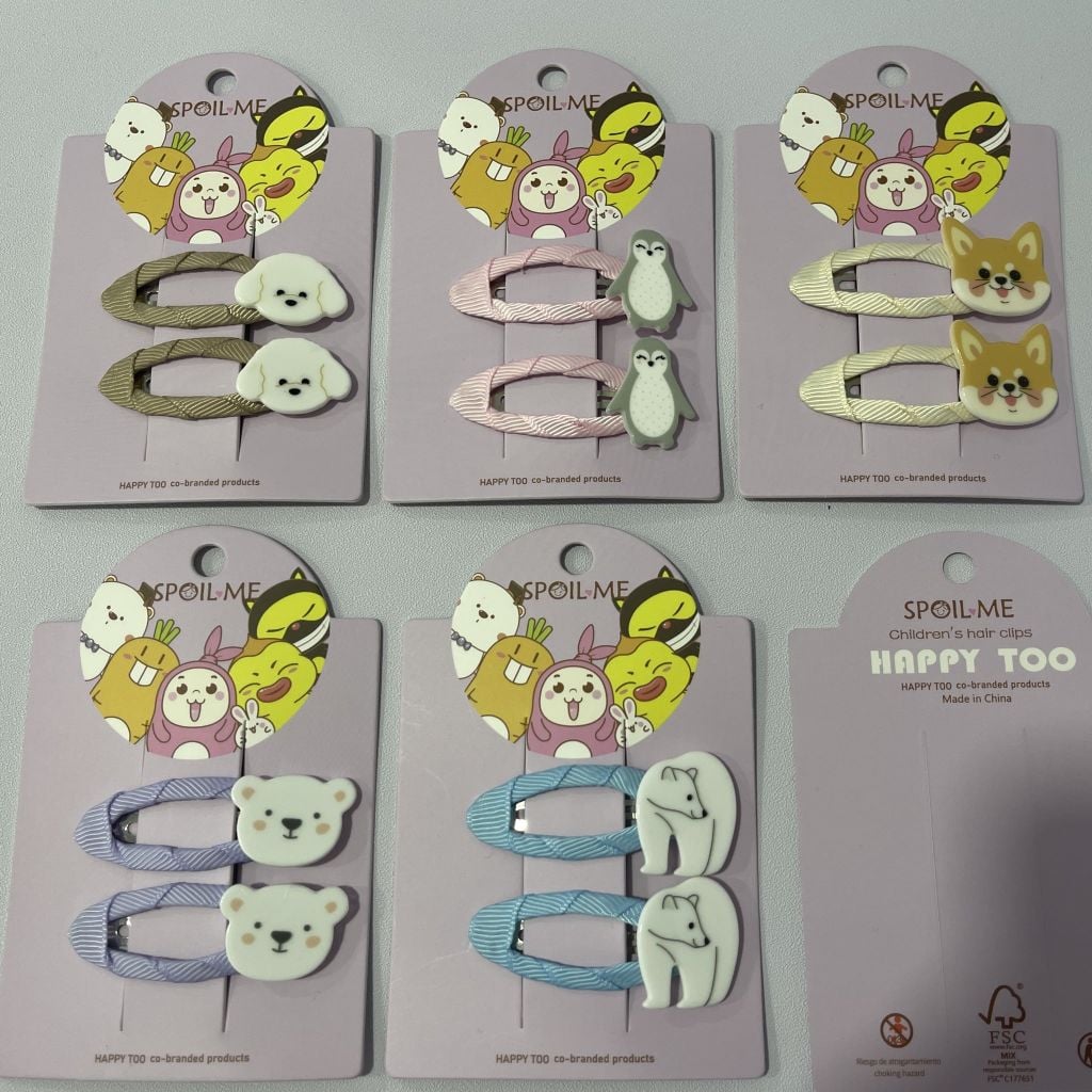 Bộ 2 Kẹp Mái Chasesun Nhiều Màu BJ01