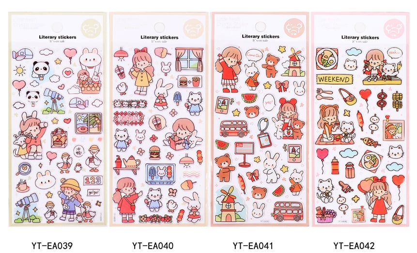 Sticker Yt- Ea- 039-042 H/20