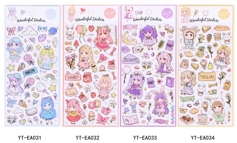 Sticker Yt- Ea - 031- 034 H/20