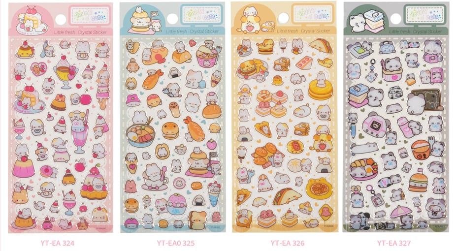 Sticker Yt- Ea - 324 -327 H/20