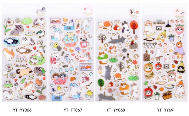 Sticker Yt- Yy- 066-069 H/20