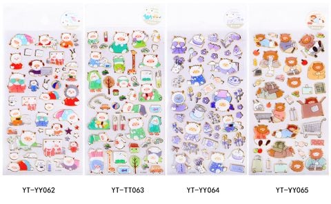 Sticker Yt- YY- 062-065 H/20