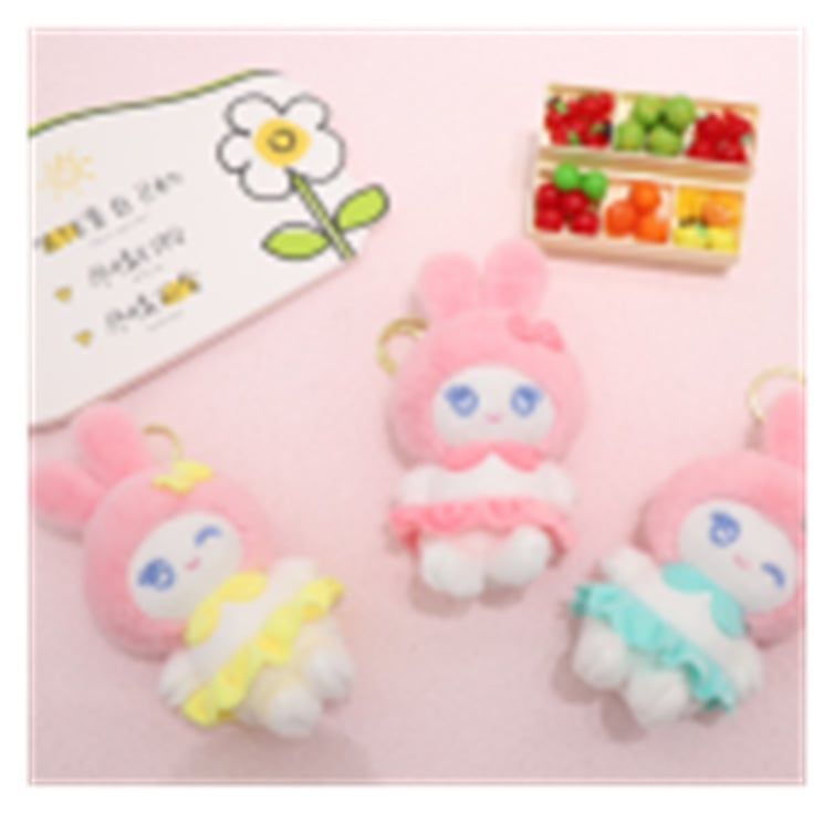 Móc Khóa Thú Bông Thỏ LH#4 H/12