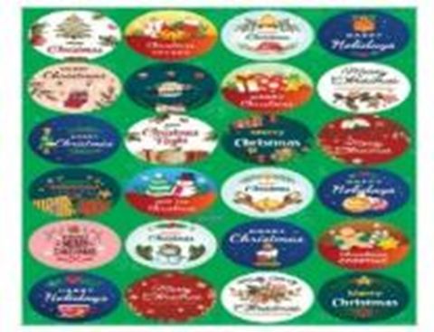 Bộ 240 Hình Sticker Cổ Động Merry Christmas 03