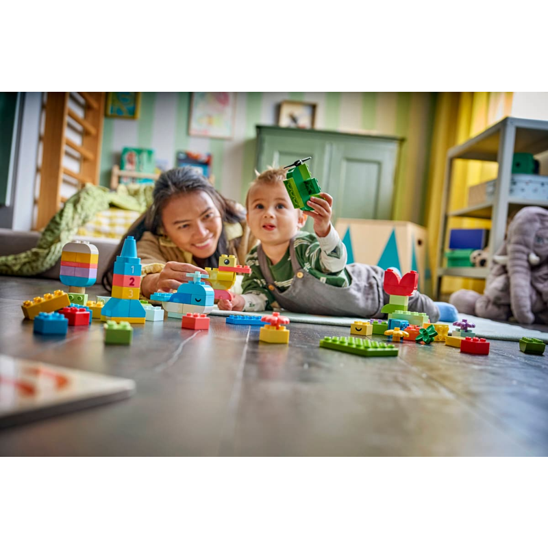 Lego Duplo Đồ Chơi Lắp Ráp Hộp Sáng Tạo Đầy Sắc Màu 10479