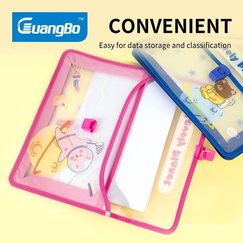 Guangbo - Bìa Cặp 2 Ngăn H06031 2 Ngăn Trong Màu