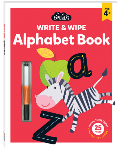 Jr Explorers Write - Wipe: Alphabook