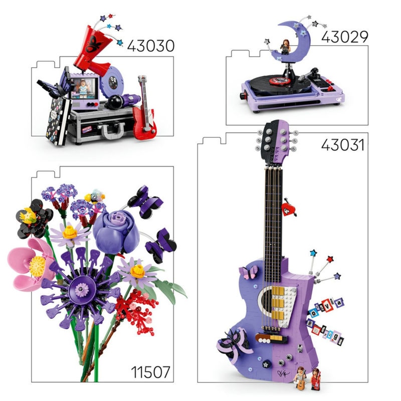Lego Editions Music - Đồ Chơi Lắp Ráp Đĩa Than Nhạc Của Olivia 43028