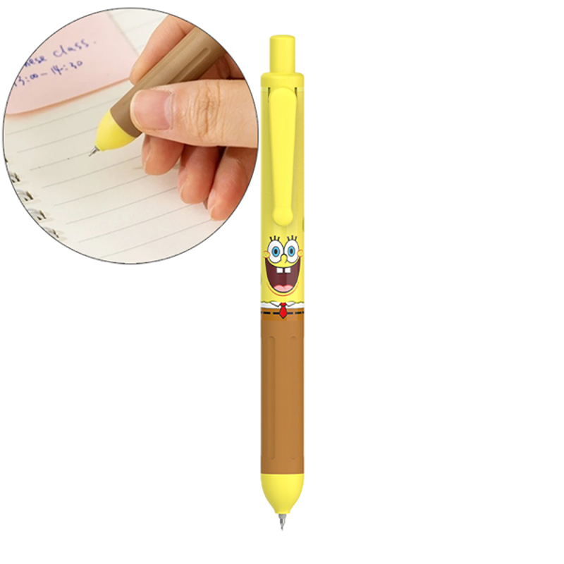 Bút Gel Màu Đen Hình Bọt Biển Deli - EG92-BK