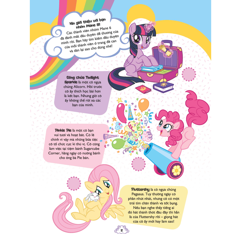 My Little Pony - Bộ Sưu Tập Đề Can Lấp Lánh - Phiêu Lưu Trong Thế Giới Diệu Kì