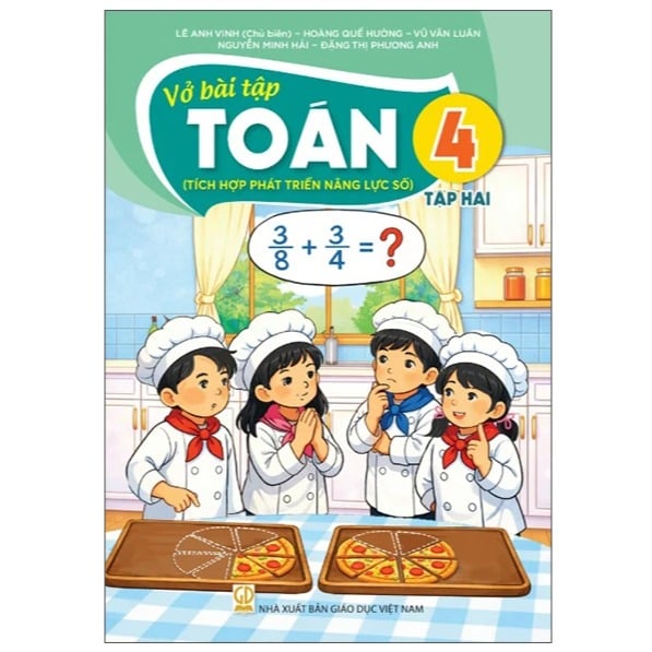 Vở Bài Tập Toán 4 -Tập 2 - (Tích Hợp Phát Triển Năng Lực Số)