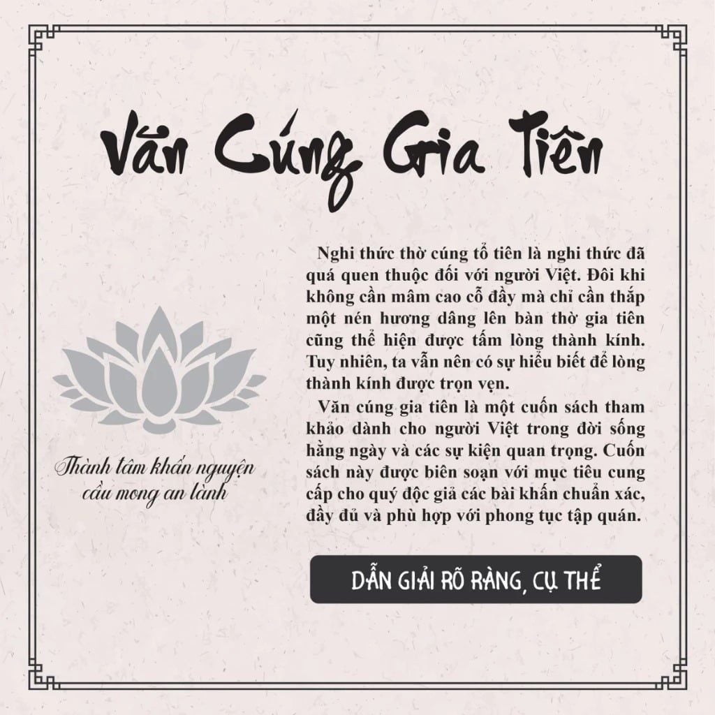 Văn Cúng Gia Tiên