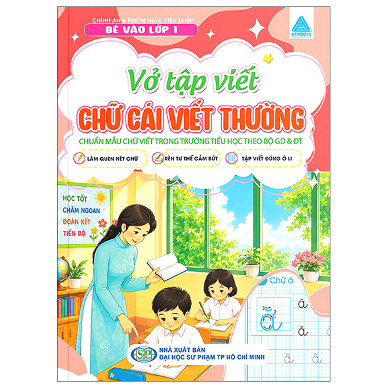 Bé Chuẩn Bị Vào Lớp 1 - Vở Tập Viết - Chữ Cái Viết Thường (Chuẩn Bộ GD&ĐT)