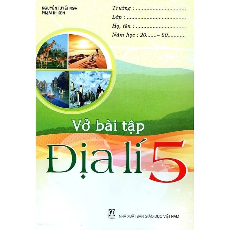 VỞ BÀI TẬP ĐỊA LÍ 5