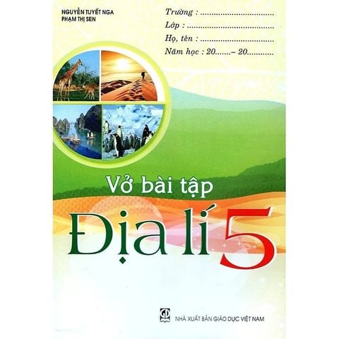 VỞ BÀI TẬP ĐỊA LÍ 5