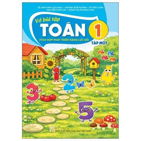 Vở Bài Tập Toán 1 - Tập 1 (Tích Hợp Phát Triển Năng Lực Số) (2026)
