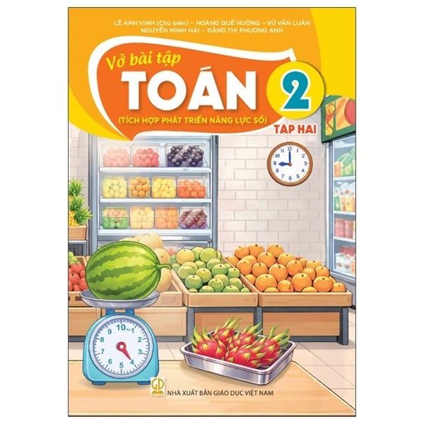 Vở Bài Tập Toán 2 - Tập 2 (Tích Hợp Phát Triển Năng Lực Số) (Phiên Bản 2026)