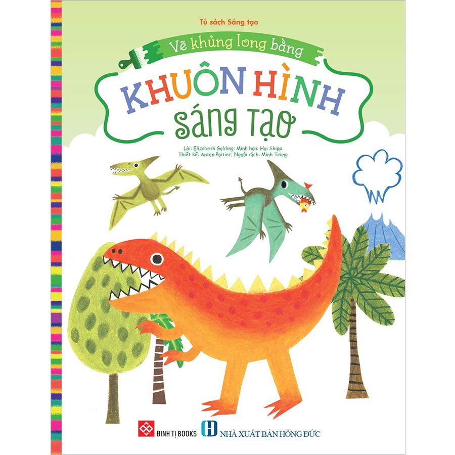 Vẽ Khủng Long Bằng Khuôn Hình Sáng Tạo