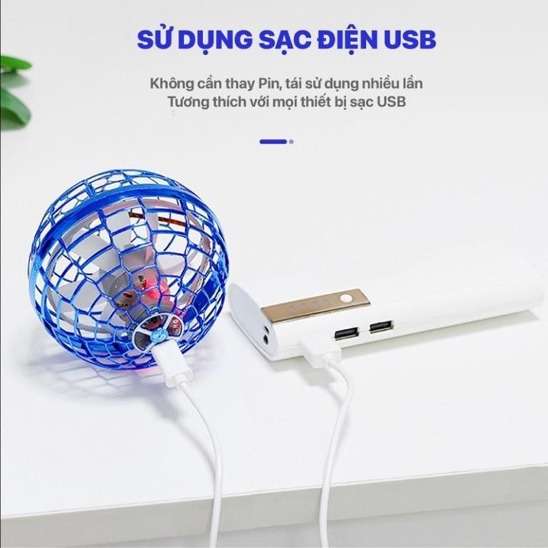 Vecto Quả Cầu Bay Ma Thuật Flyplanet Xanh Vt1683/Bl