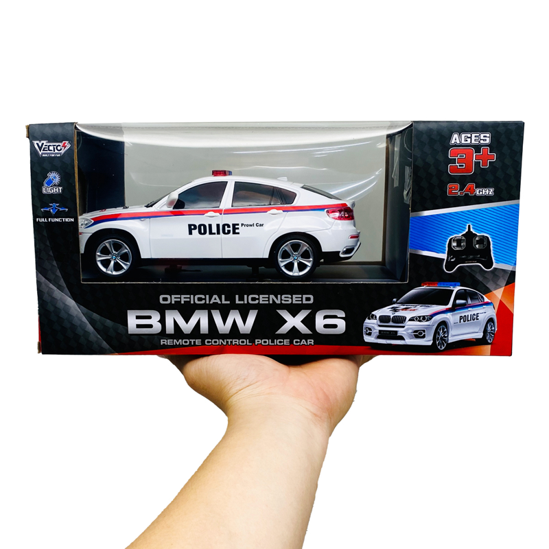 Vecto Xe Cảnh Sát Bmw X6 Điều Khiển VT2404P/WH