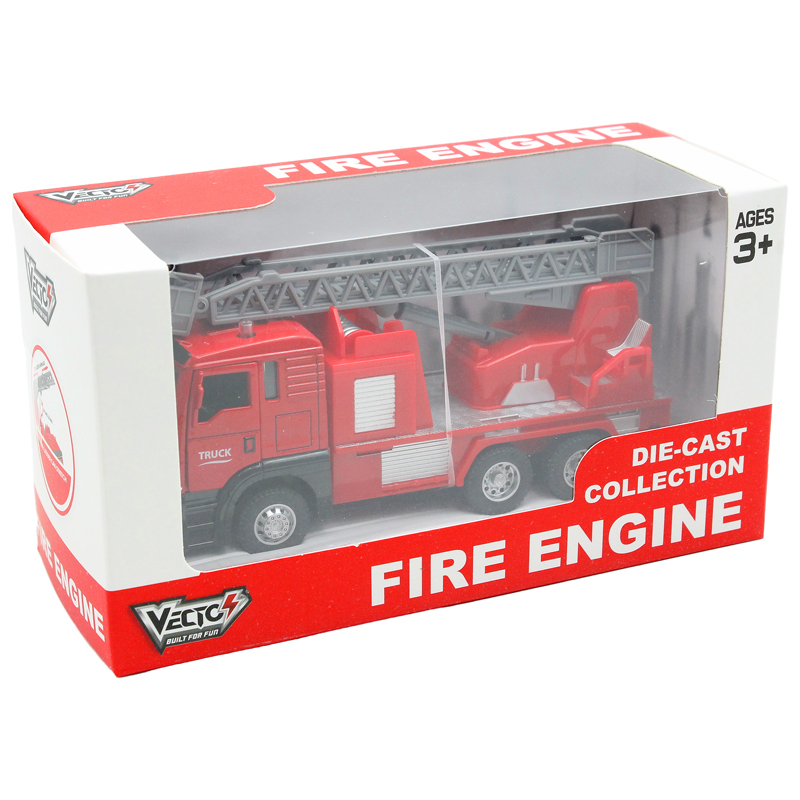 Vecto - Đồ Chơi Mô Hình Xe Cứu Hỏa Có Đèn Và Âm Thanh VT11K