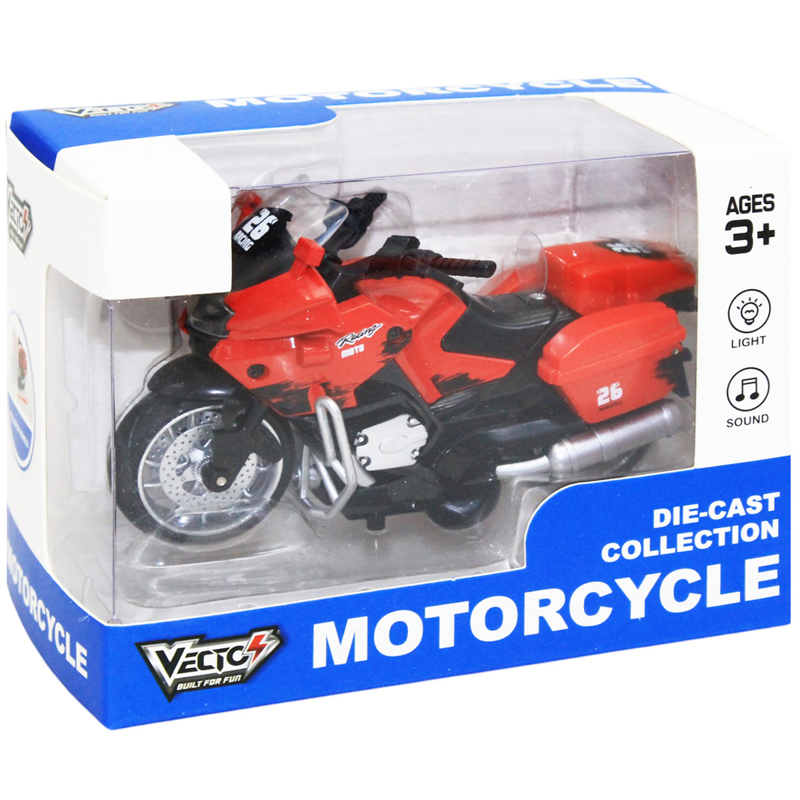 Vecto Xe Motor Đua Có Đèn Và Âm Thanh Vt0781b (Vta)