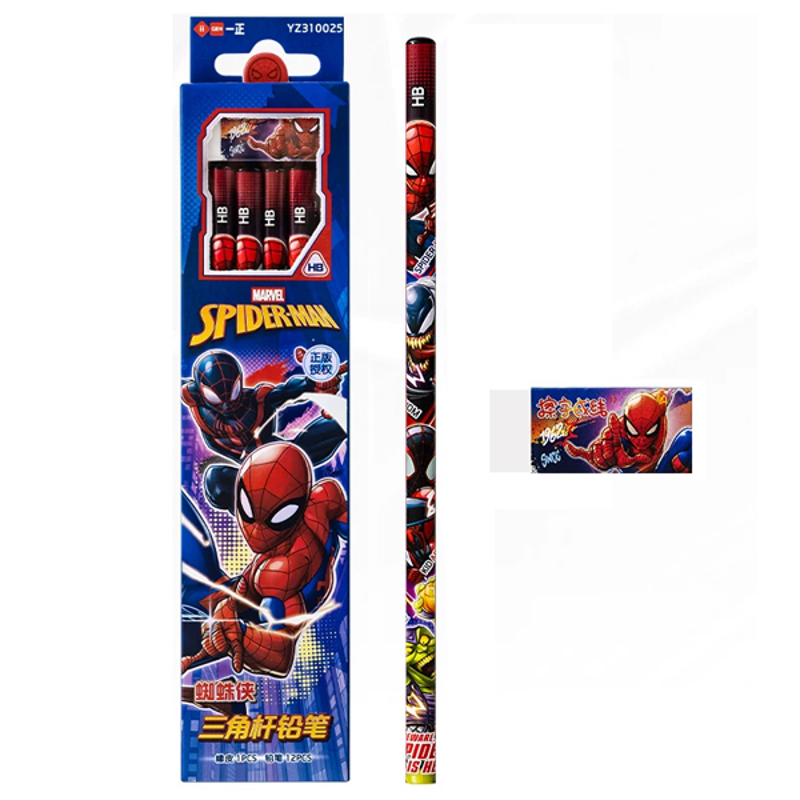 Iigen - Vỉ 12 Viết Chì HB Spiderman 310029