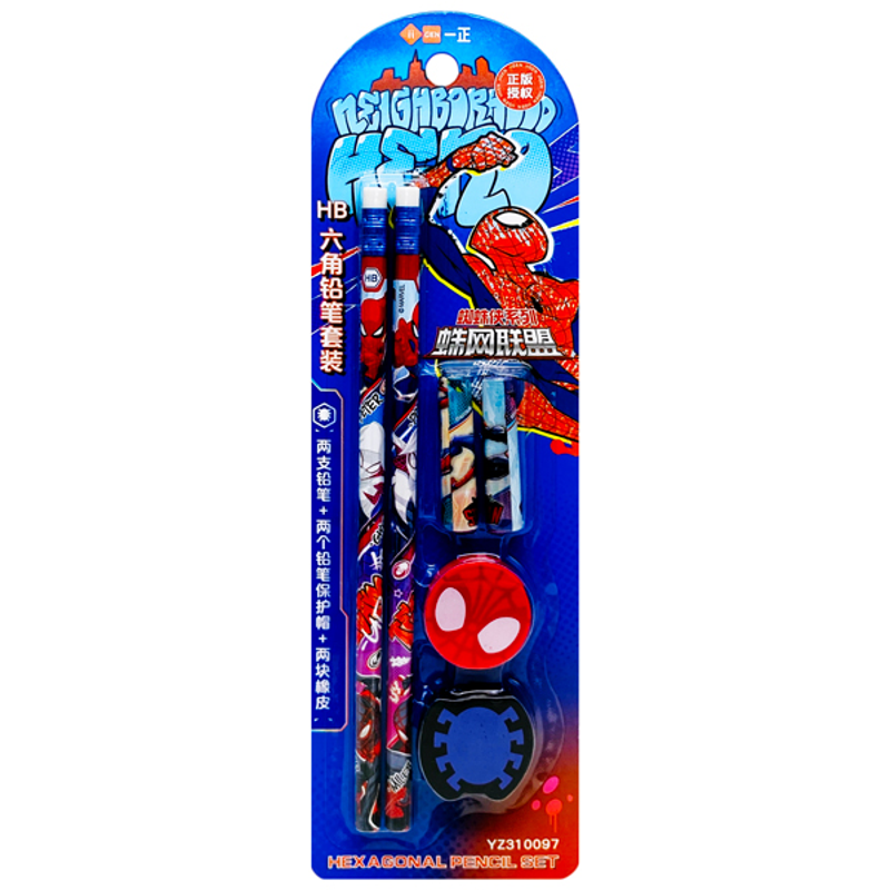 Iigen - Vỉ 12 Viết Chì HB Spiderman 310029