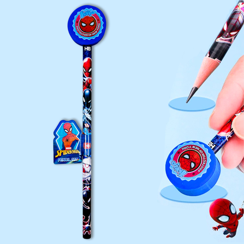 Iigen - Vỉ 12 Viết Chì HB Spiderman 310029