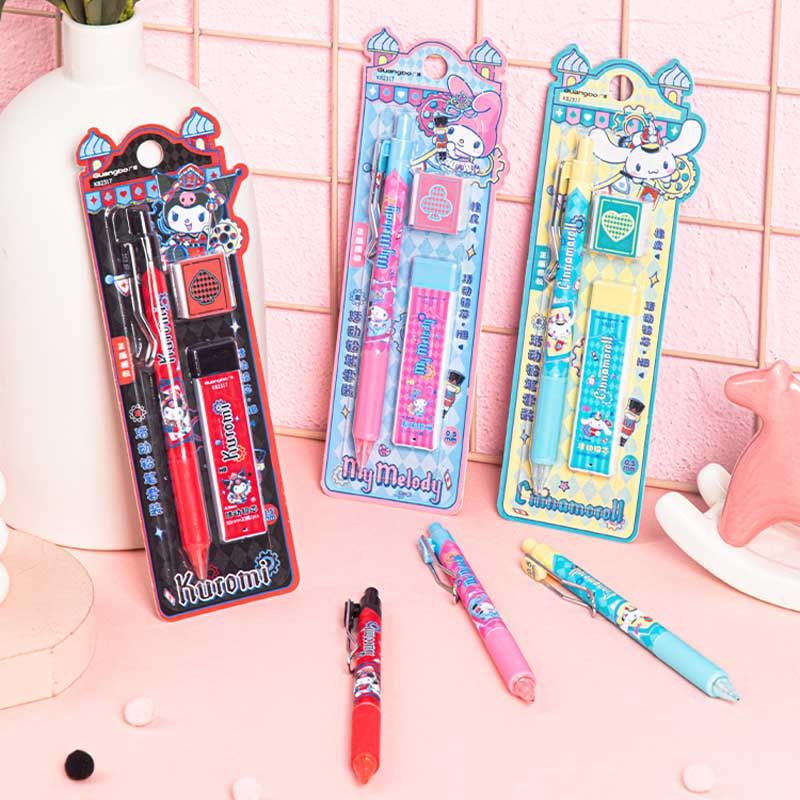 Vỉ Bút Chì Kim GUBKT82317 Kèm Ruột + Tẩy SR